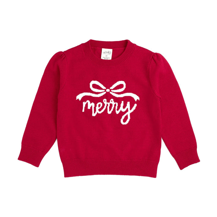 Merry Bow Christmas Sweater