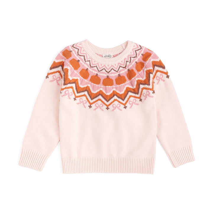 Pumpkin Fair Isle Sweater