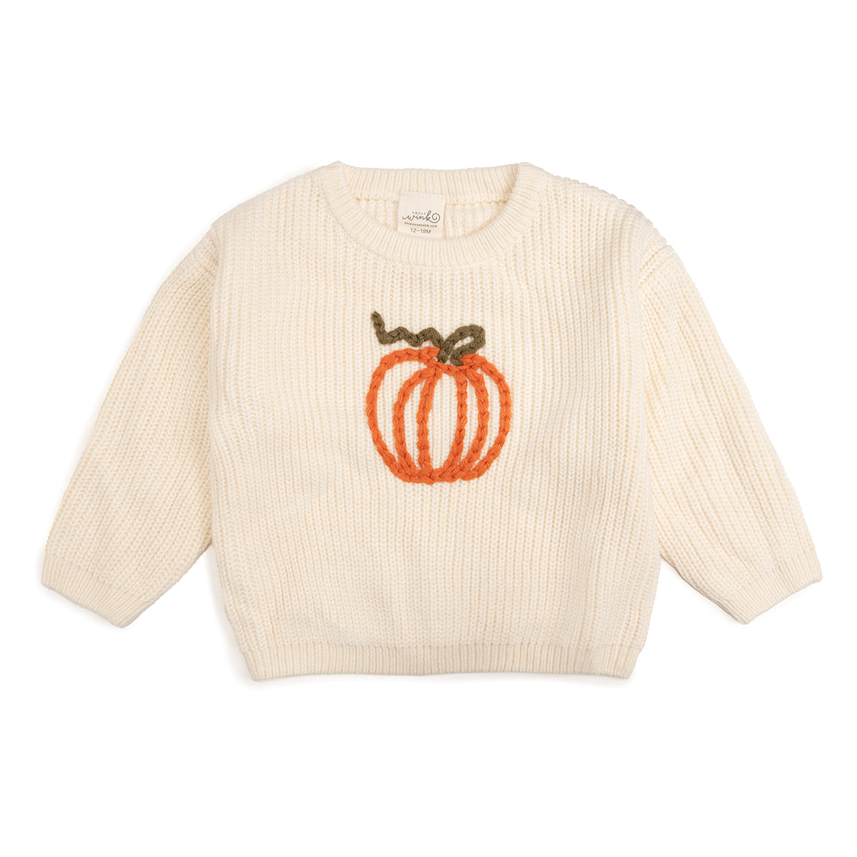 Pumpkin Knit Sweater - Slightly Imperfect – Sweet Wink