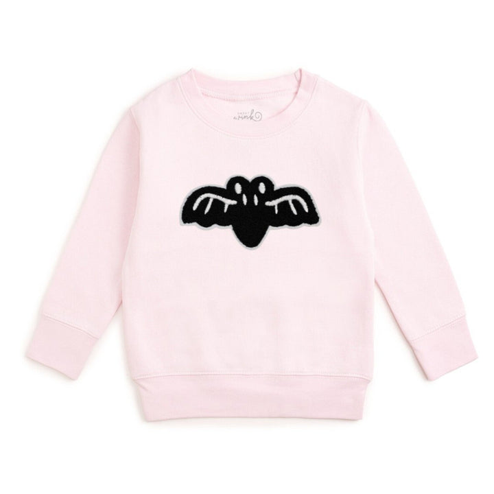 Bat Patch Halloween Sweatshirt