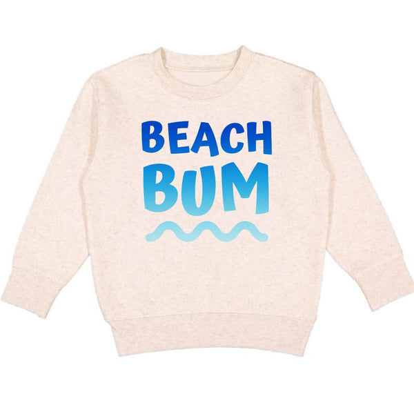 Beach Bum Ombre Sweatshirt - Natural