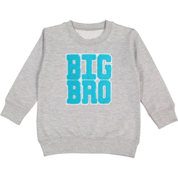 Big Bro Patch Sweatshirt - Gray