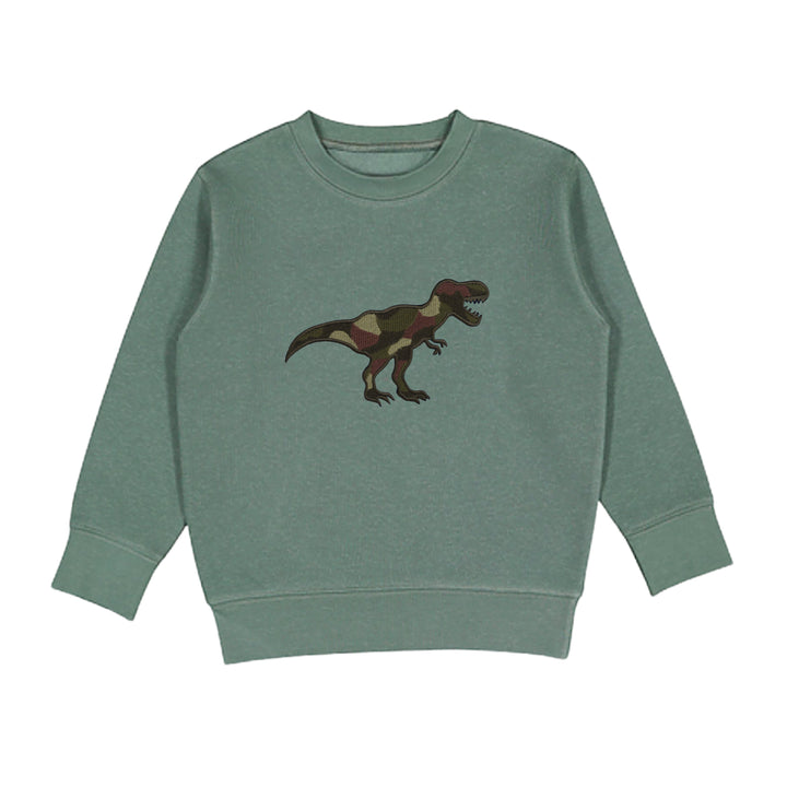 Camo Dino Patch Sweatshirt
