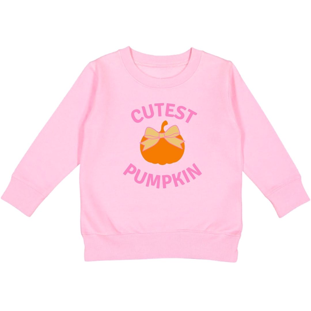 Cutest Pumpkin Sweatshirt Pink