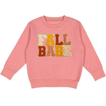 Load image into Gallery viewer, Fall Babe Patch Sweatshirt - Dusty Rose