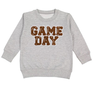 Game Day Patch Sweatshirt - Gray