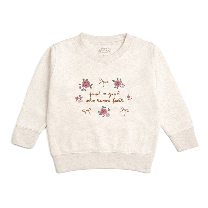 Just A Fall Girl Sweatshirt