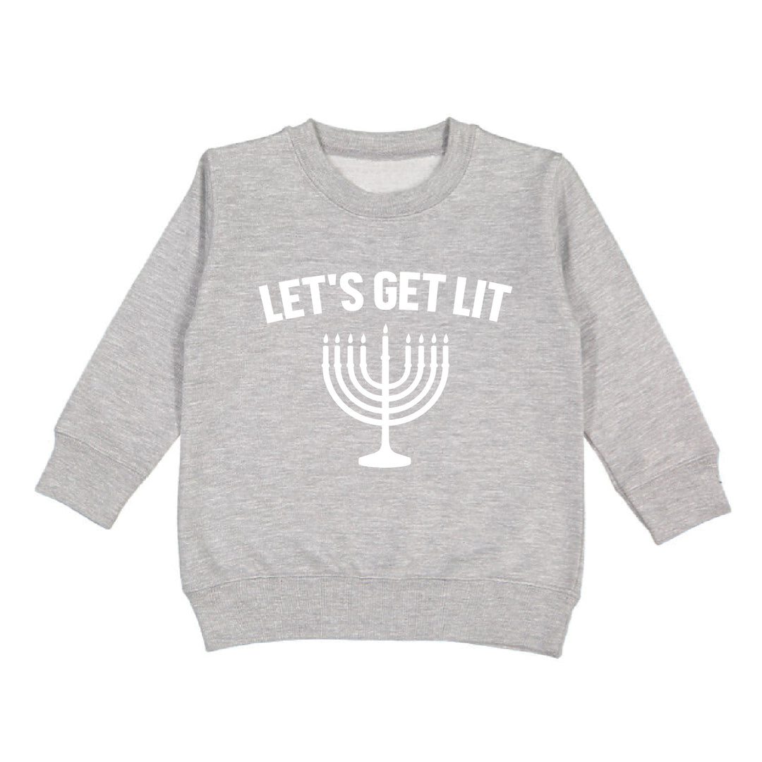 Let’s Get Lit Hanukkah Sweatshirt