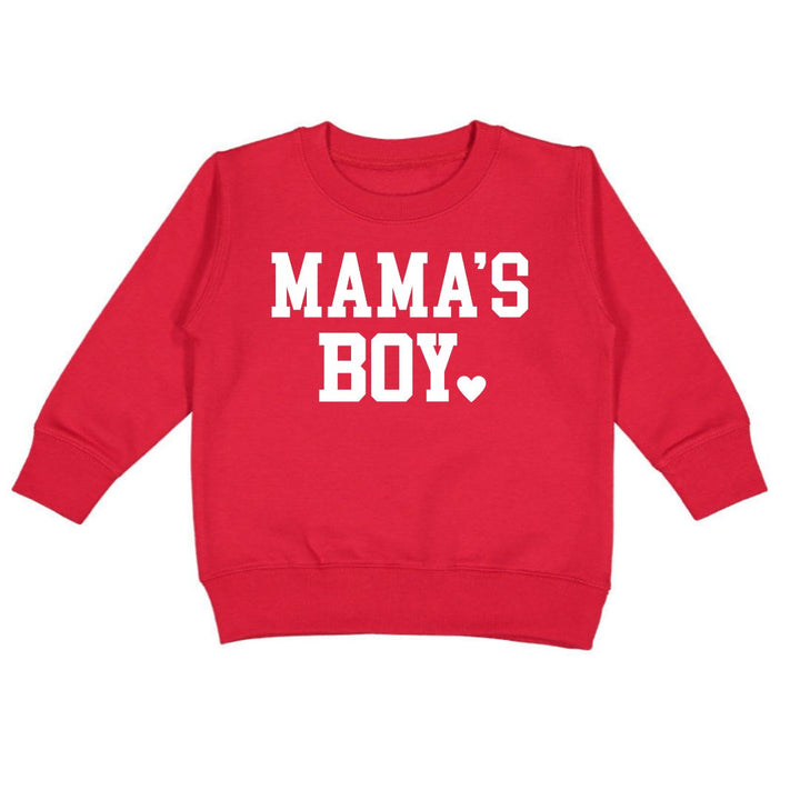 Mama's Boy Valentine's Day Sweatshirt - Red