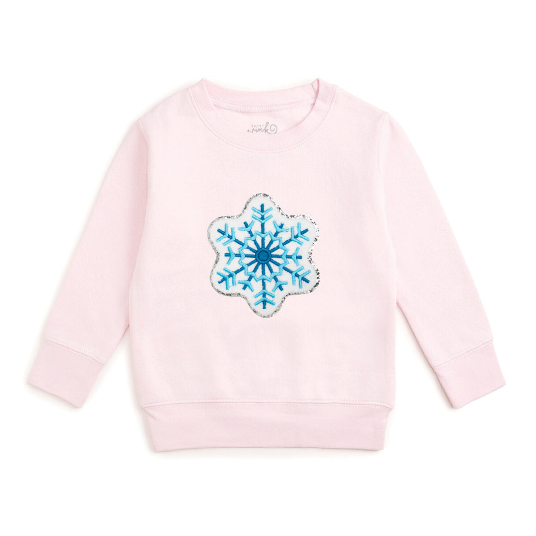 Snowflake Patch Sweatshirt