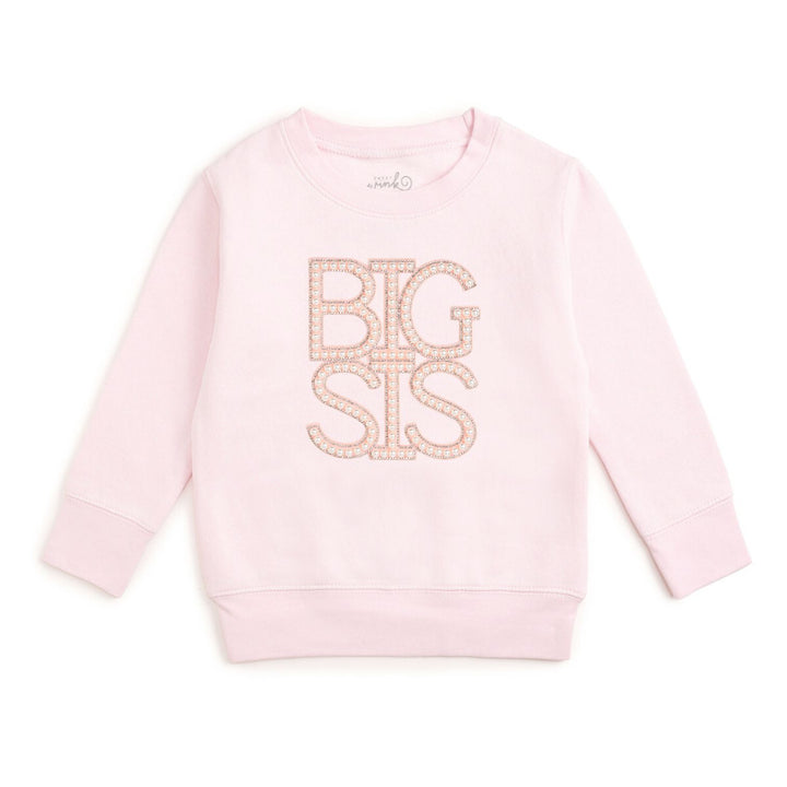 Big Sis Pearl Patch Sweatshirt - Ballet