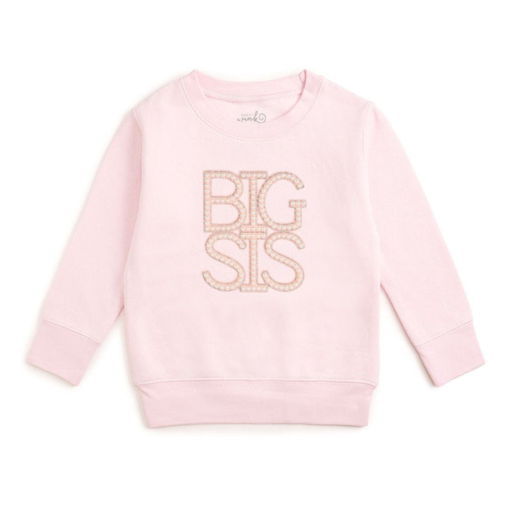 Big Sis Pearl Patch Sweatshirt - Ballet