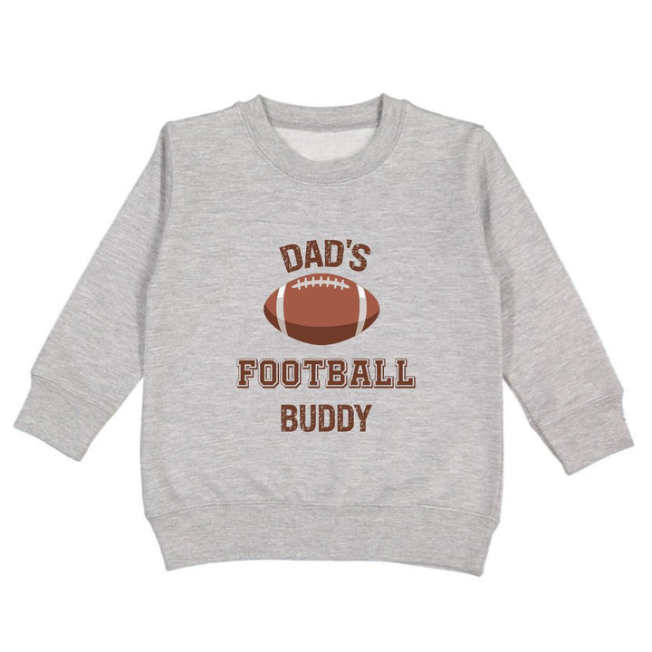 Dad's Football Buddy Sweatshirt - Gray