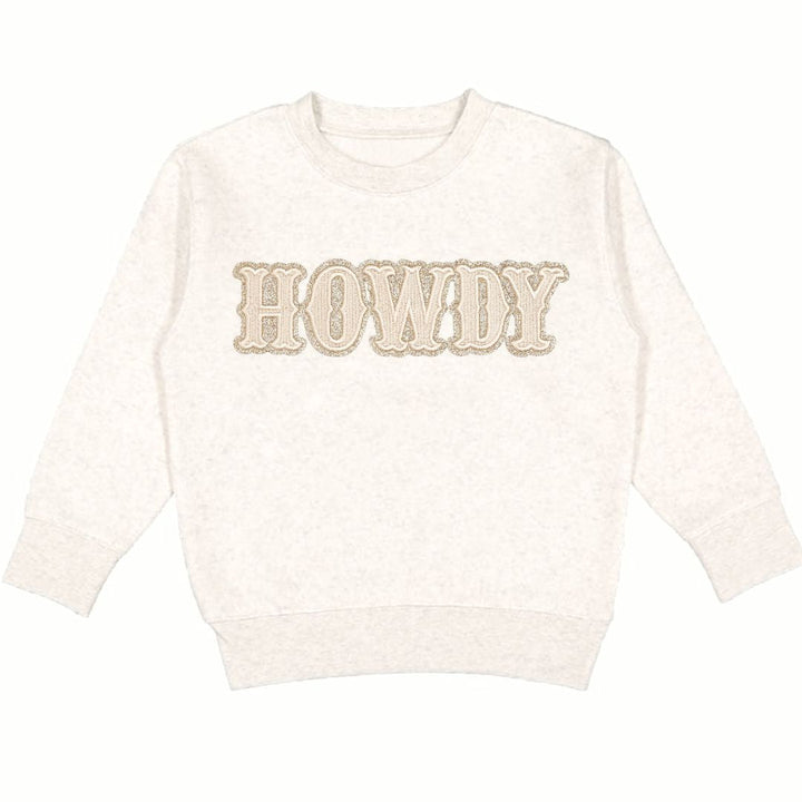 Howdy Patch Sweatshirt - Natural