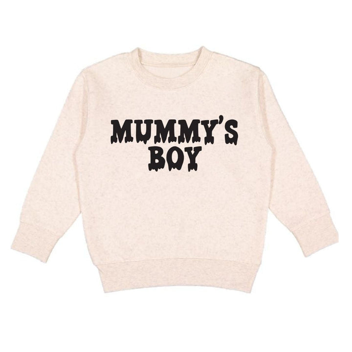 Mummy's Boy Halloween Sweatshirt - Natural