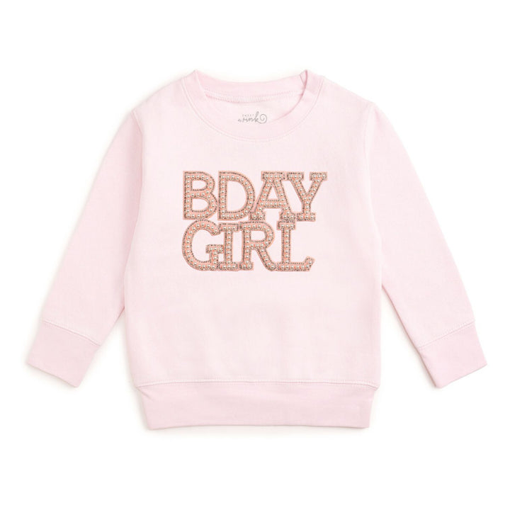 Pearl BDay Girl Patch Sweatshirt - Ballet