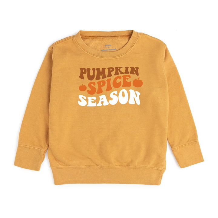 Pumpkin Spice Season Sweatshirt - Mustard