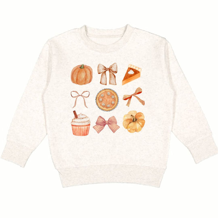 Thankful Cutie Thanksgiving Sweatshirt - Natural
