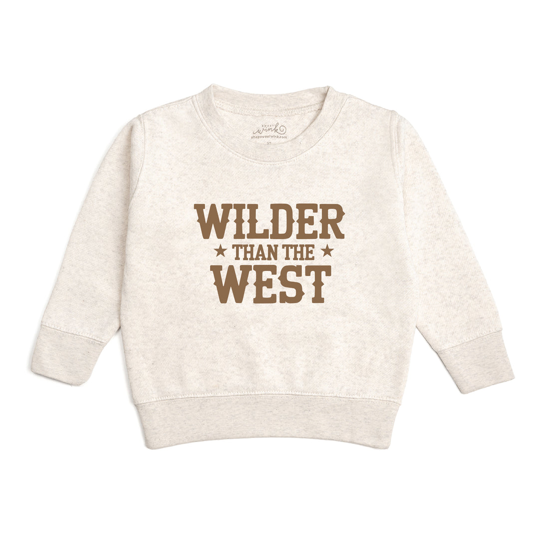 Wilder Than The West Western Sweatshirt