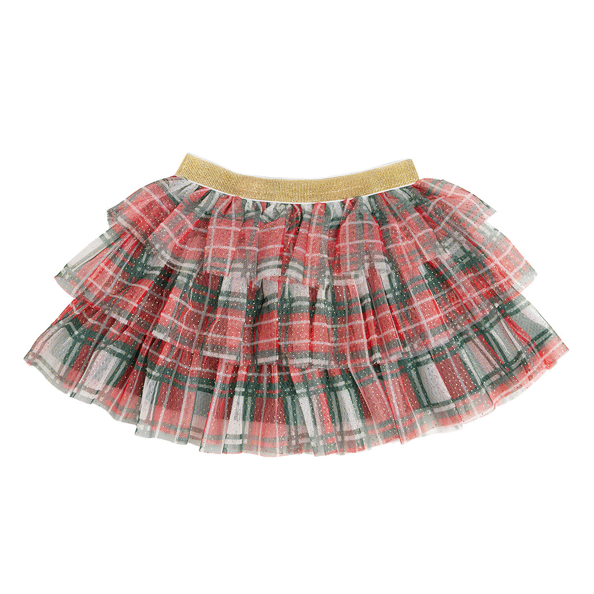 DOUBLE LAYER PLAID PRINT TULLE OVER SIZED T – THE SHOP YOHJI