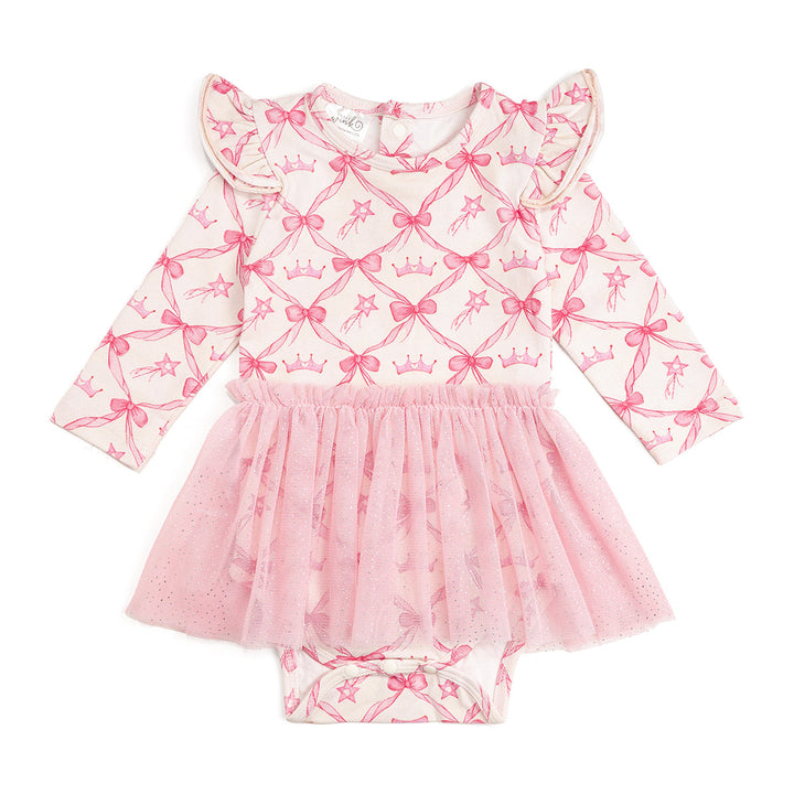 Princess Coquette Long Sleeve Tutu Bodysuit
