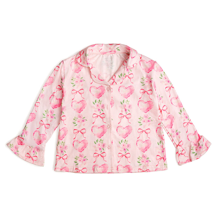 Heart Floral Trellis Two-Piece Set