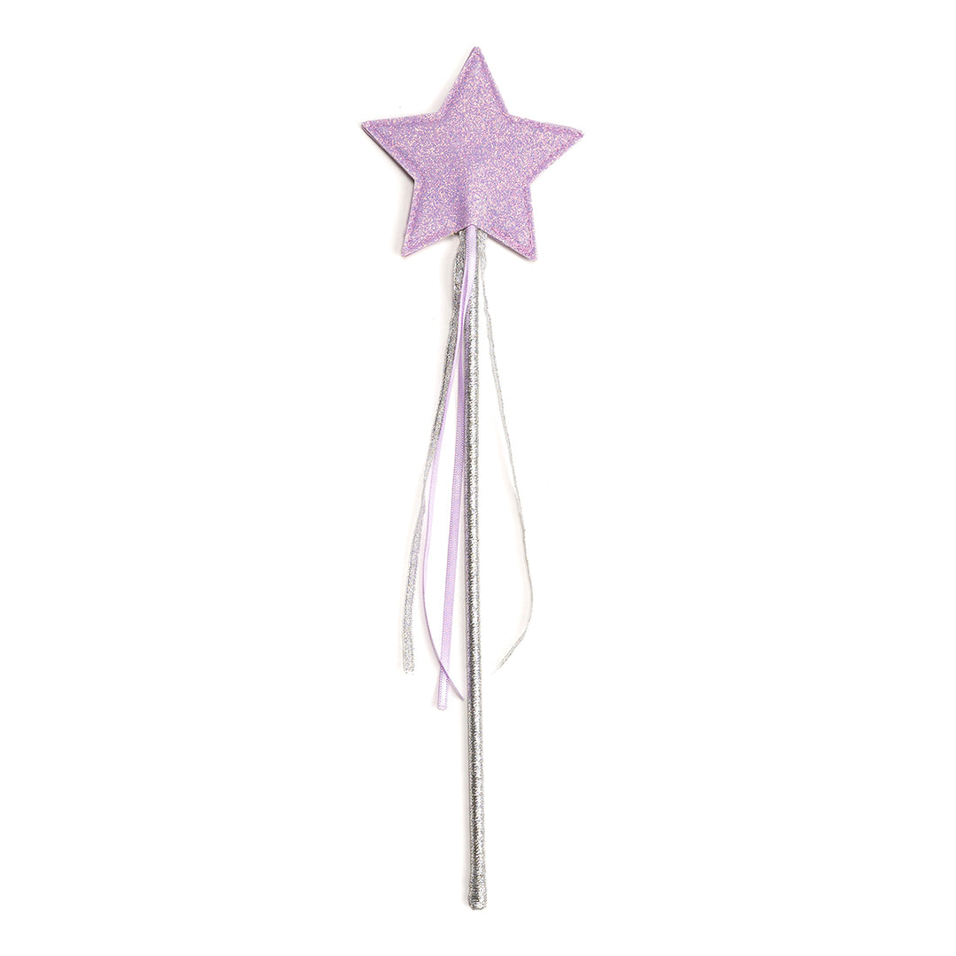 Purple Glitter Star Wand