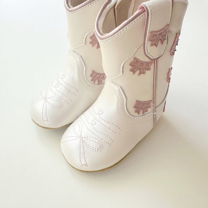 Wild + Rae Cowgirl Bow Baby Bootie