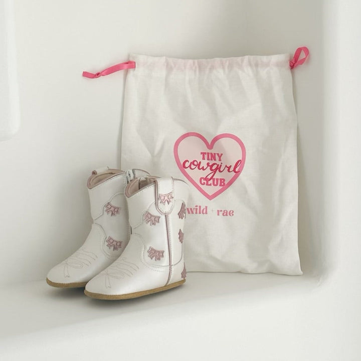 Wild + Rae Cowgirl Bow Baby Bootie