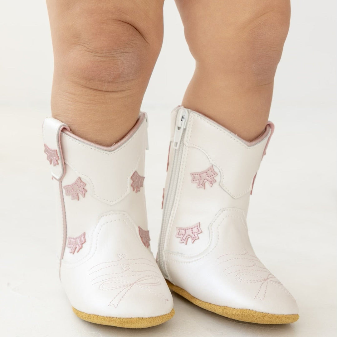 Wild + Rae Cowgirl Bow Baby Bootie