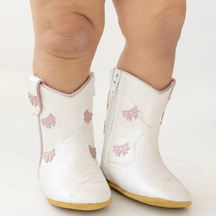 Wild + Rae Cowgirl Bow Baby Bootie