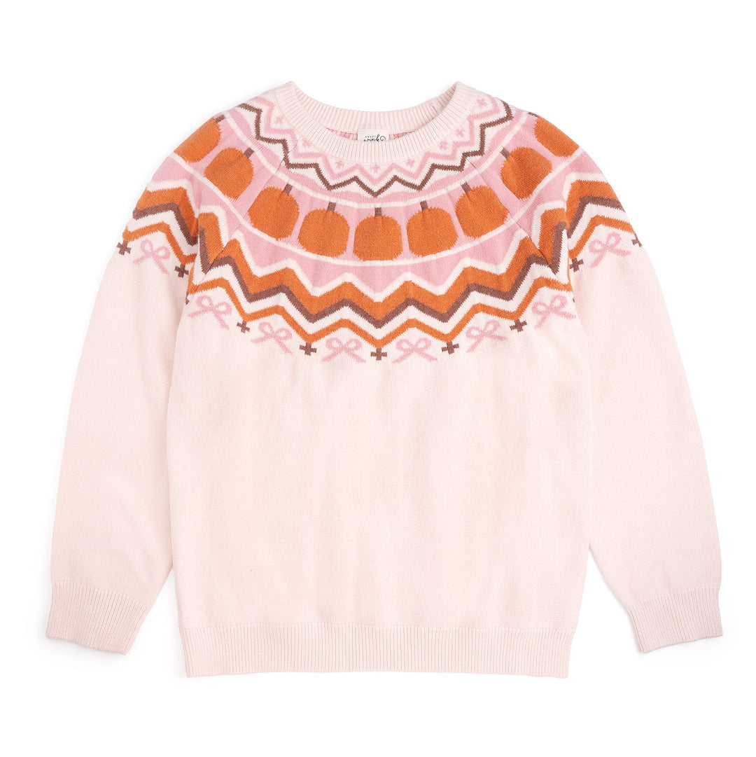 Pumpkin Fair Isle Women's Sweater