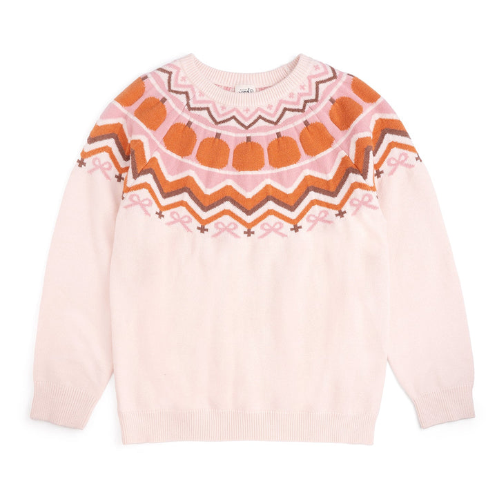 Pumpkin Fair Isle Women's Sweater