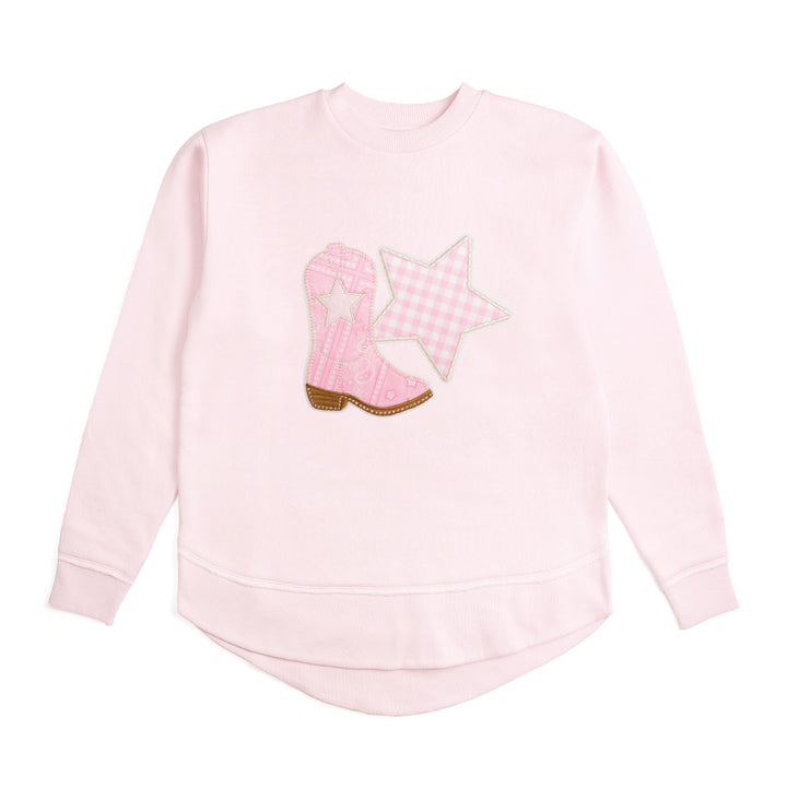 Bandana Cowgirl Patch Western Women's Sweatshirt