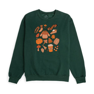 Fall Favorite Things Adult Crewneck
