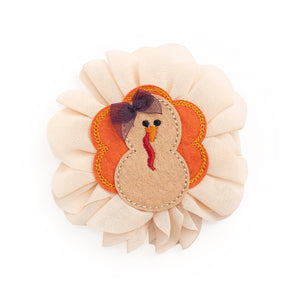 Chiffon Turkey Thanksgiving Clip