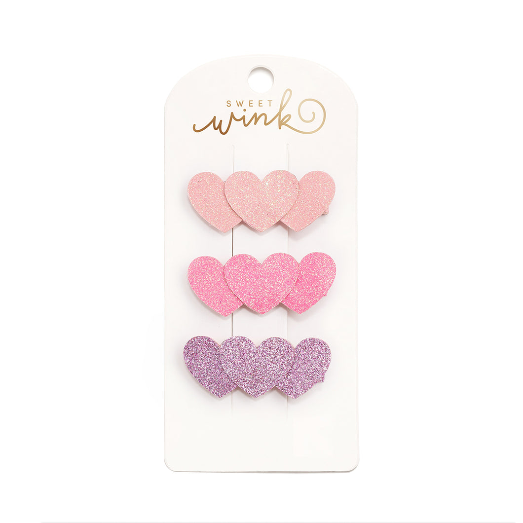 Triple Heart Clip Set