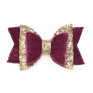Berry Bow Clip
