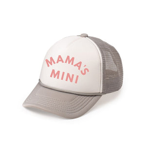 Mama's Mini Trucker Hat - Gray/White