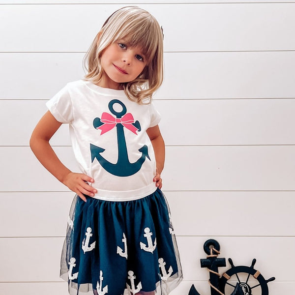 Anchor Short Sleeve T-Shirt - White