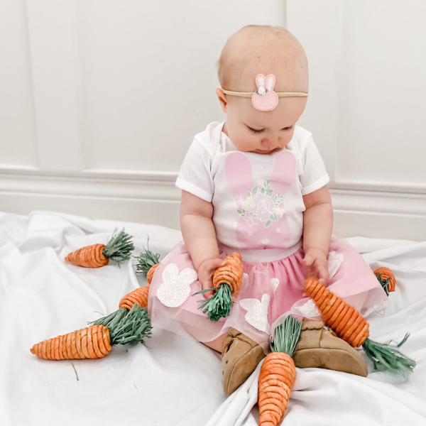 Boho Bunny Easter Baby Headband