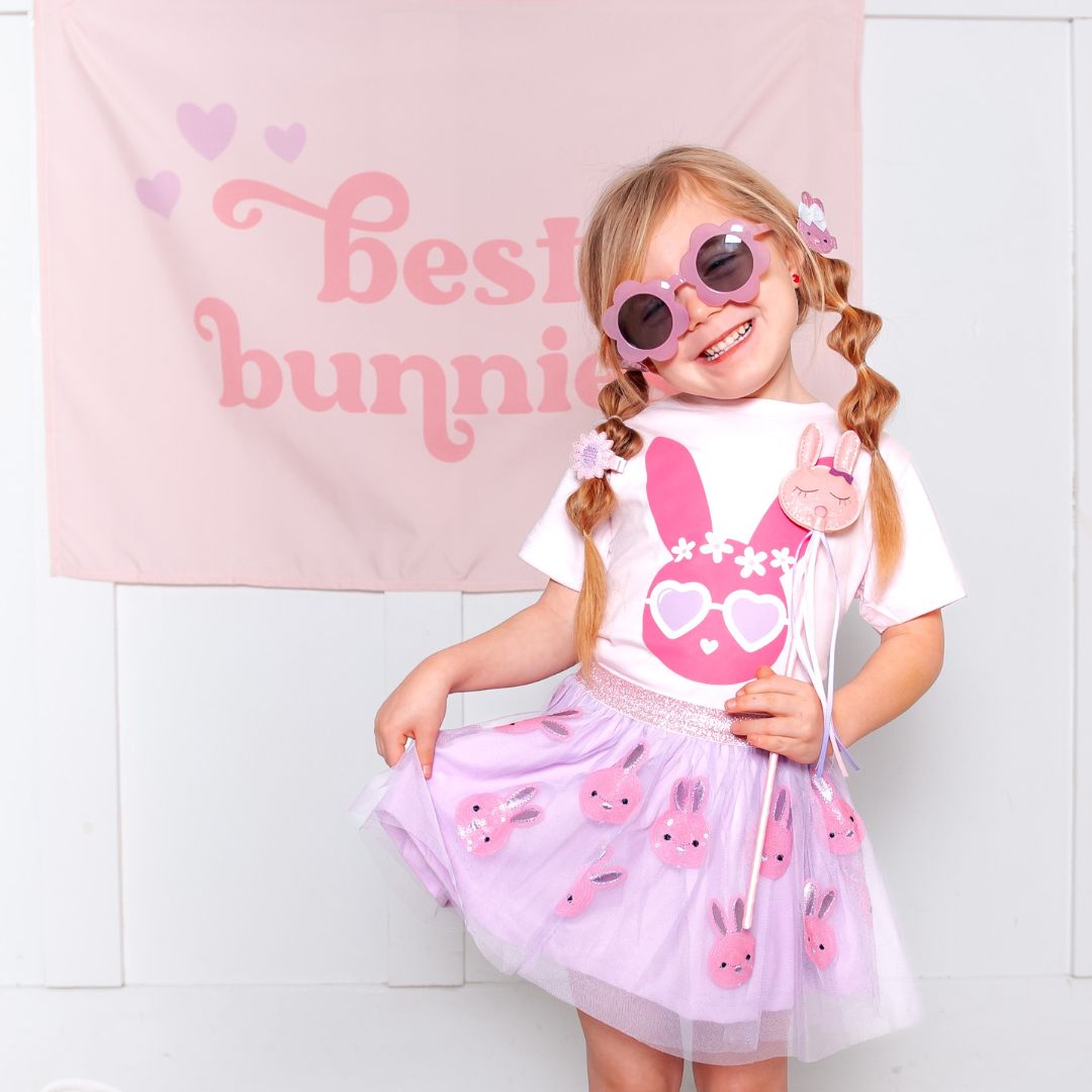 Bunny Babe Easter Short Sleeve T-Shirt - Ballet