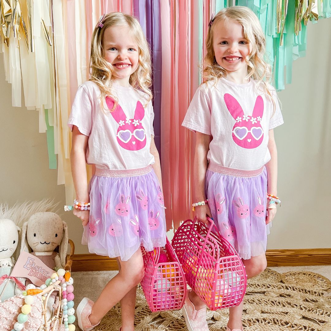 Bunny Babe Easter Short Sleeve T-Shirt - Ballet