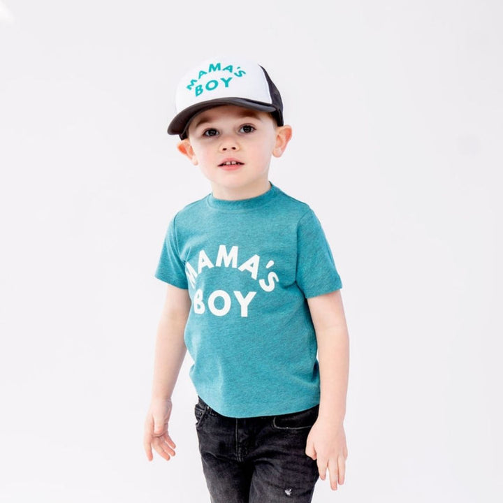 Mama's Boy Short Sleeve T-Shirt - Teal