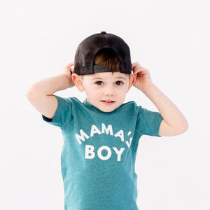 Mama's Boy Short Sleeve T-Shirt - Teal
