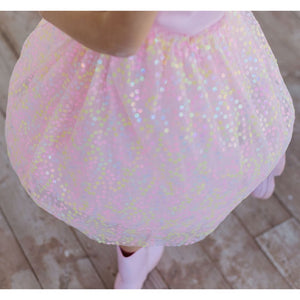 Pink Confetti Flower Tank Tutu Dress