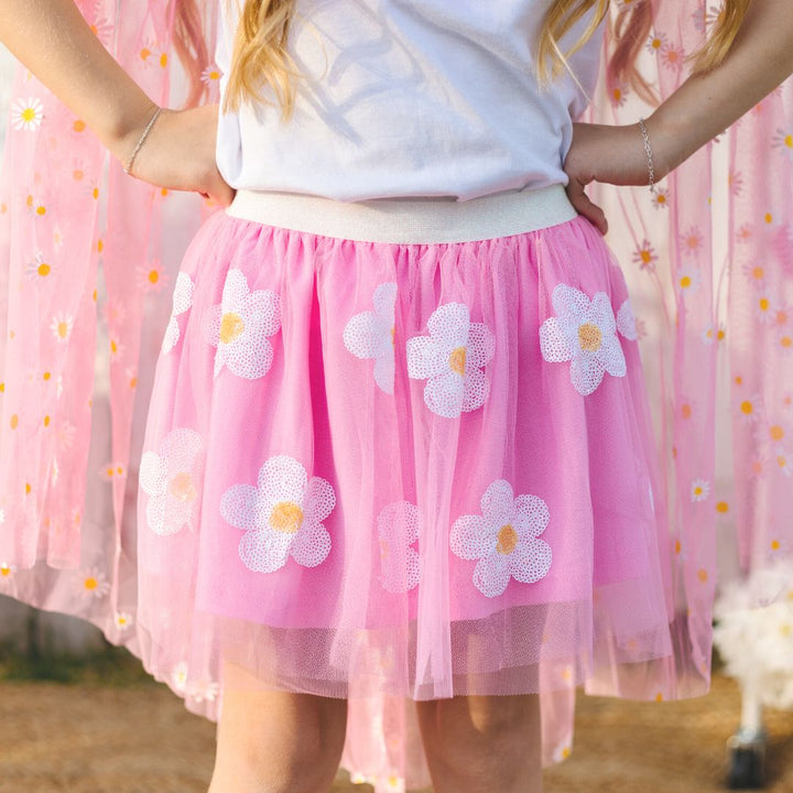 Pink Daisy Sequin Tutu