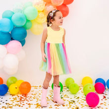 Load image into Gallery viewer, Rainbow Fairy Tank Dress