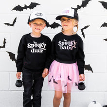 Load image into Gallery viewer, Spooky Babe Halloween Sweatshirt - Black