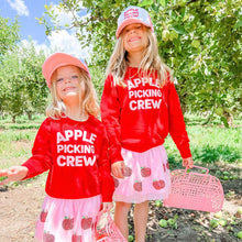Load image into Gallery viewer, Apple Picking Crew Sweatshirt - Red